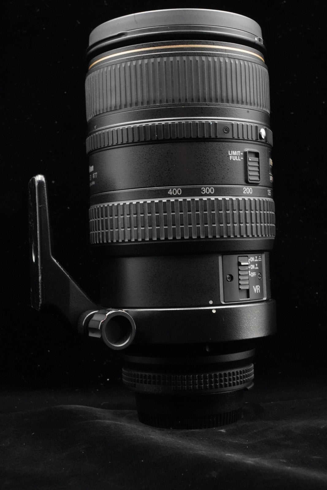 Nikon AF VR NIKKOR 80-400mm F/4.5-5.6 D ED Zoom F mount Telephoto Lens 10302