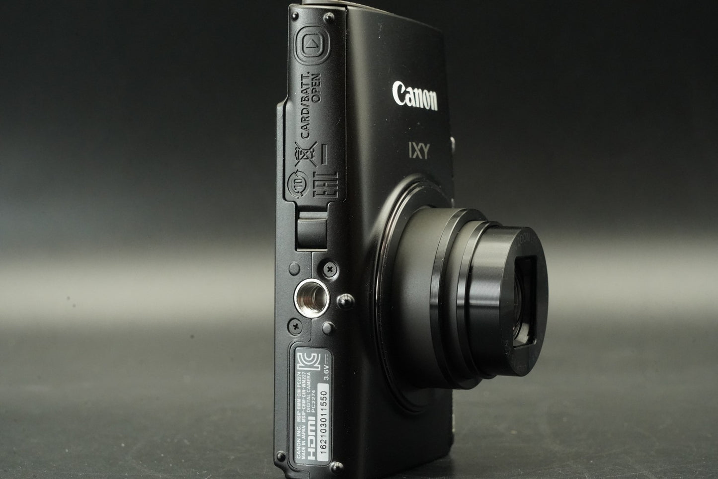 Canon IXY 650 PowerShot Elph 360 HS Digital Camera Black #11831