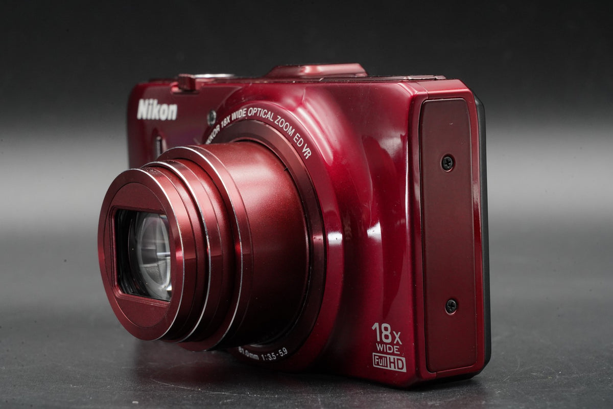 Nikon Coolpix S9300 Red 16.0MP Digital Camera US STOCK #11179