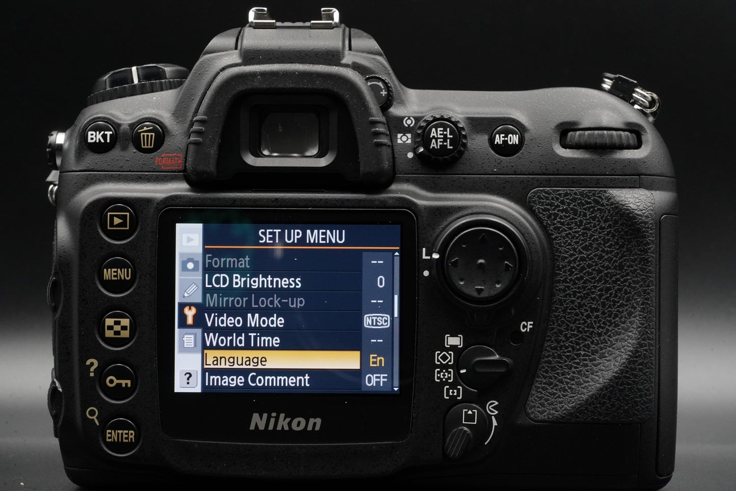 Nikon D200 10.2MP Digital SLR Camera Black Body Battery US Duty Paid 10544