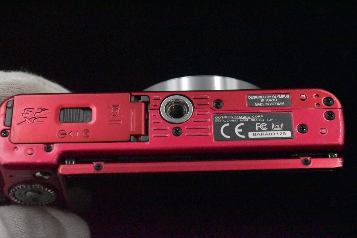 [US Duty Paid] Olympus PEN Lite E-PL3 Red 12.3 MP with Lens From US 8700