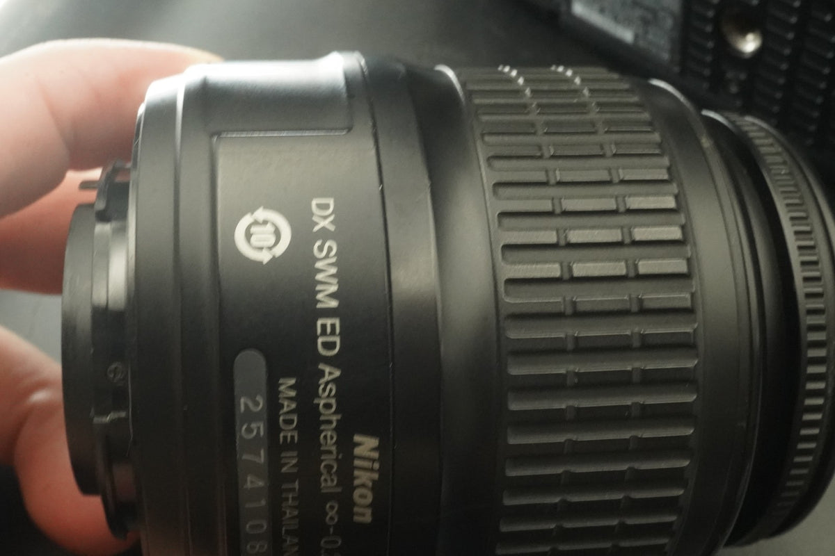 Nikon D5600 DSLR Camera w/ AF-S 18-55mm + 55-200mm Lens #12593