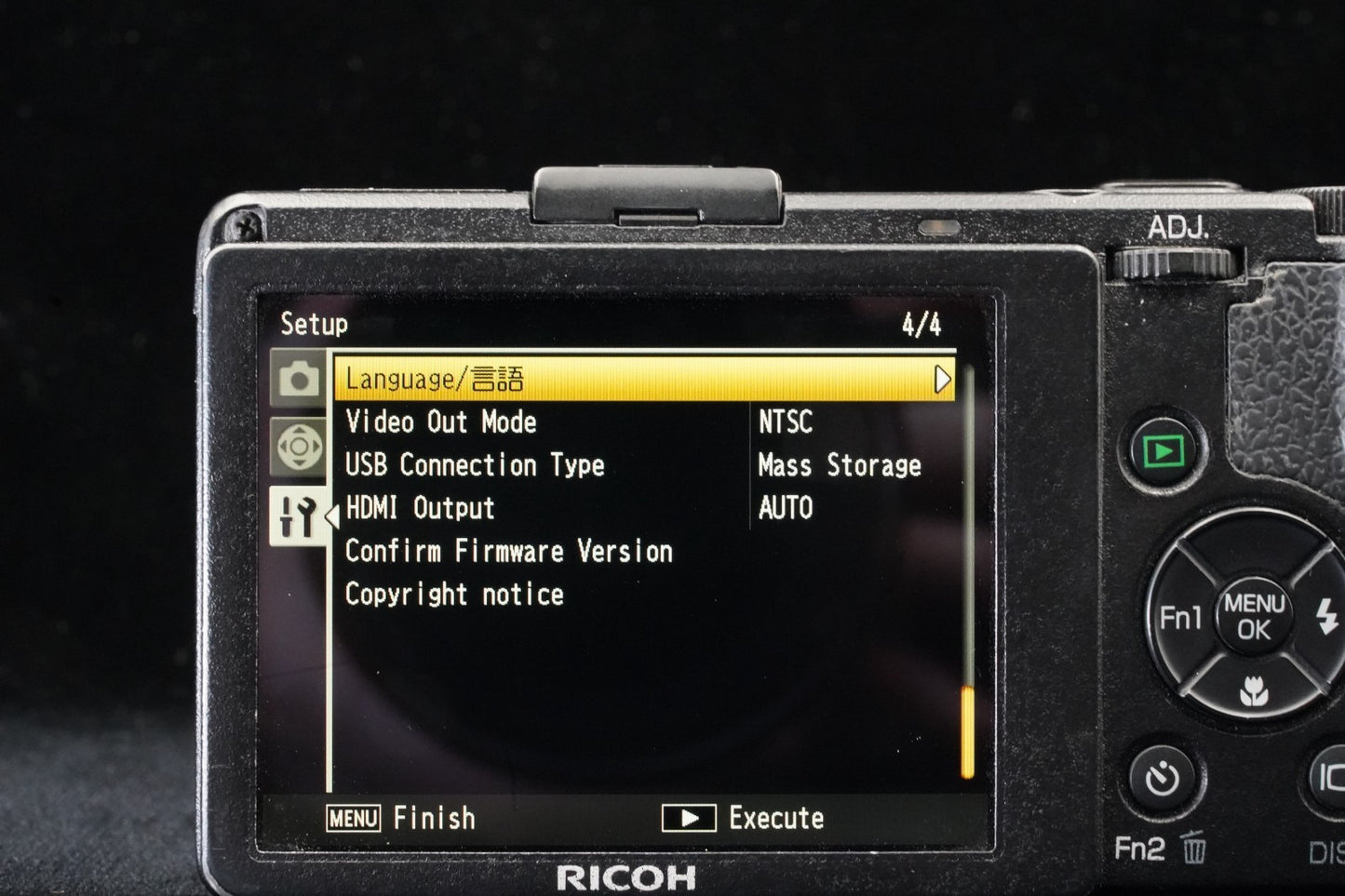 [US Duty Paid] Ricoh GR Digital IV 10.4MP Digital Camera Black 9673