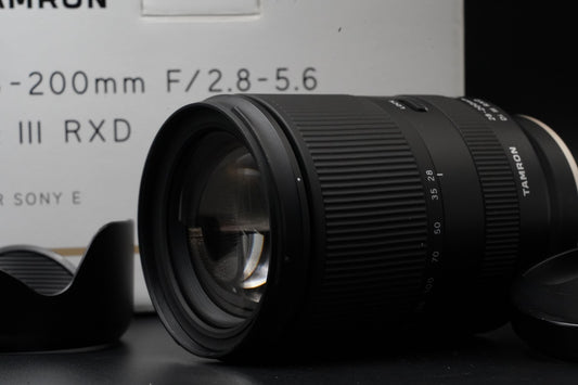 Tamron 28-200mm f/2.8-5.6 Di III RXD Lens for Sony E mount US Duty Paid 10585