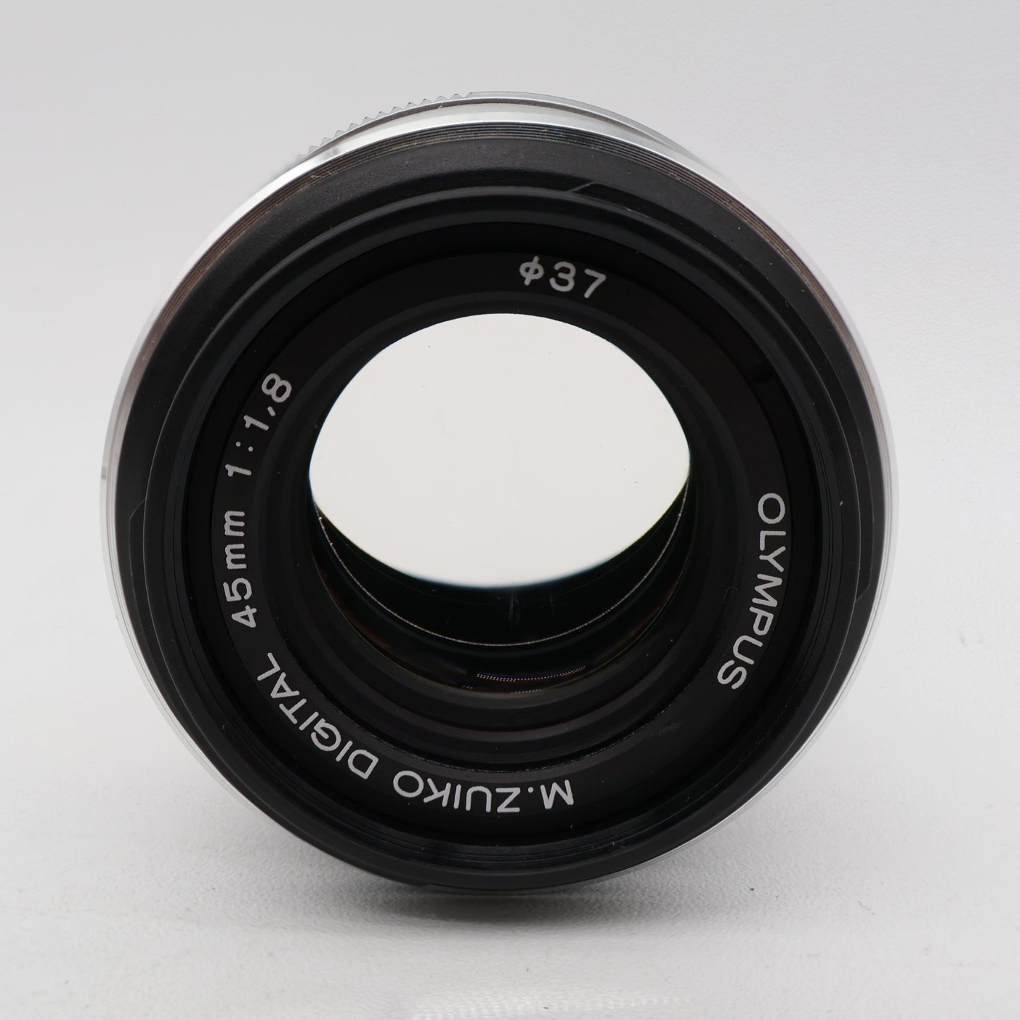 OLYMPUS M.ZUIKO 45mm F/1.8 Silver Lens Micro Four Thirds US Duty Paid R0384