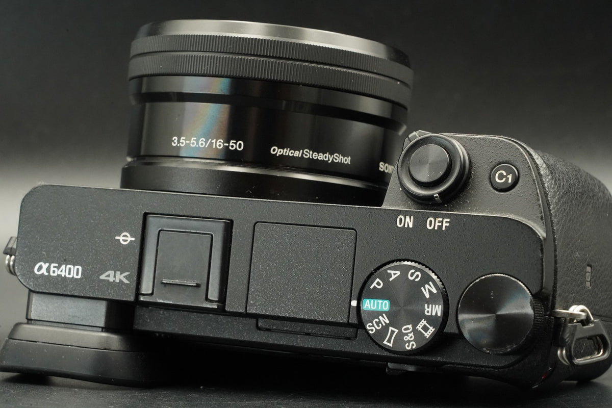 Sony A6400 Mirrorless Digital Camera with 2 Lenses Black -4741 cuts- #12194