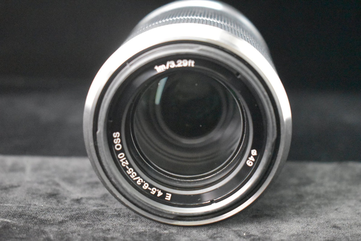 Sony 55-210mm F/4.5-6.3 E Mount OSS Telephoto Lens SEL55210 Silver #10066