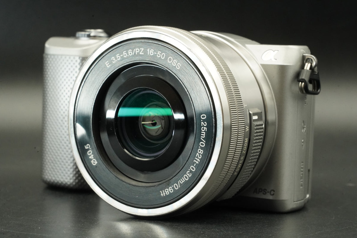 Sony Alpha a5000 Mirrorless Digital Camera with Lens Silver US STOCK #12347