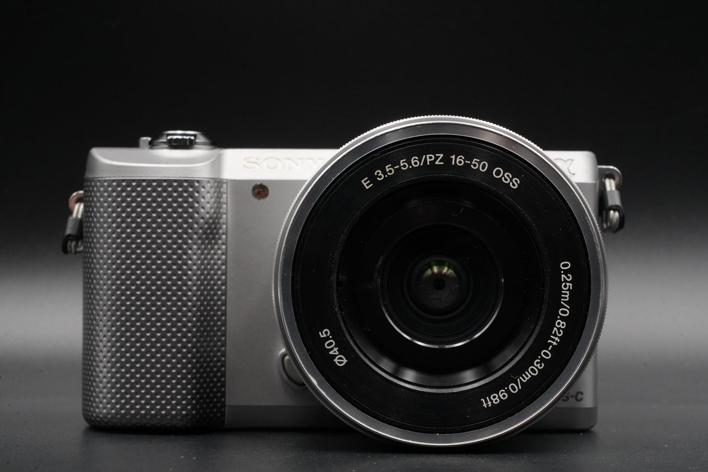 2 Lenses! Sony Alpha a5000 Mirrorless Digital Camera Silver with Lens 10483