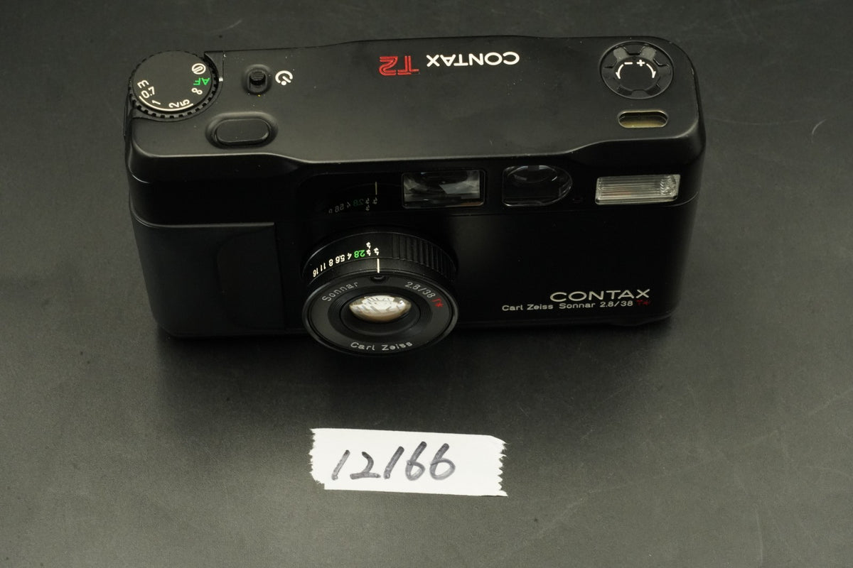 Contax T2 Titan Black 35mm Point & Shoot Film Camera #12166