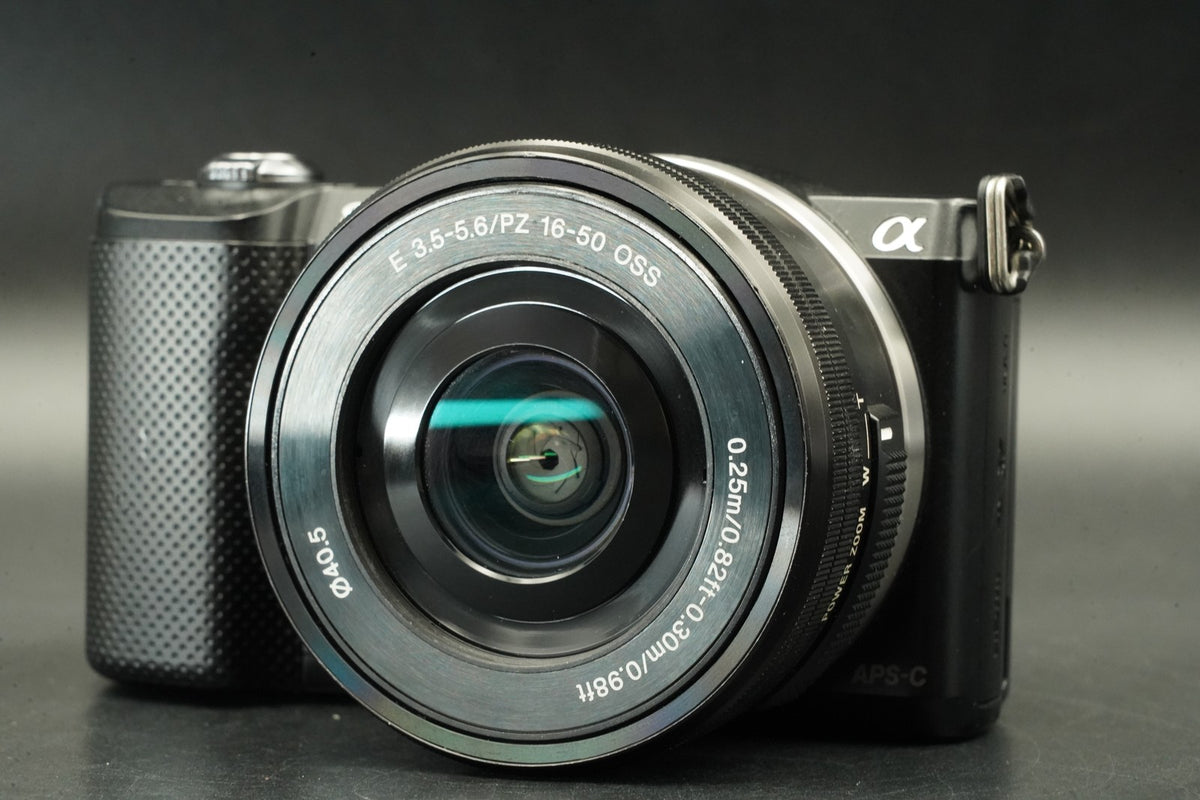 Sony Alpha a5000 Mirrorless Digital Camera with Lens Black -8280 cuts- #12453