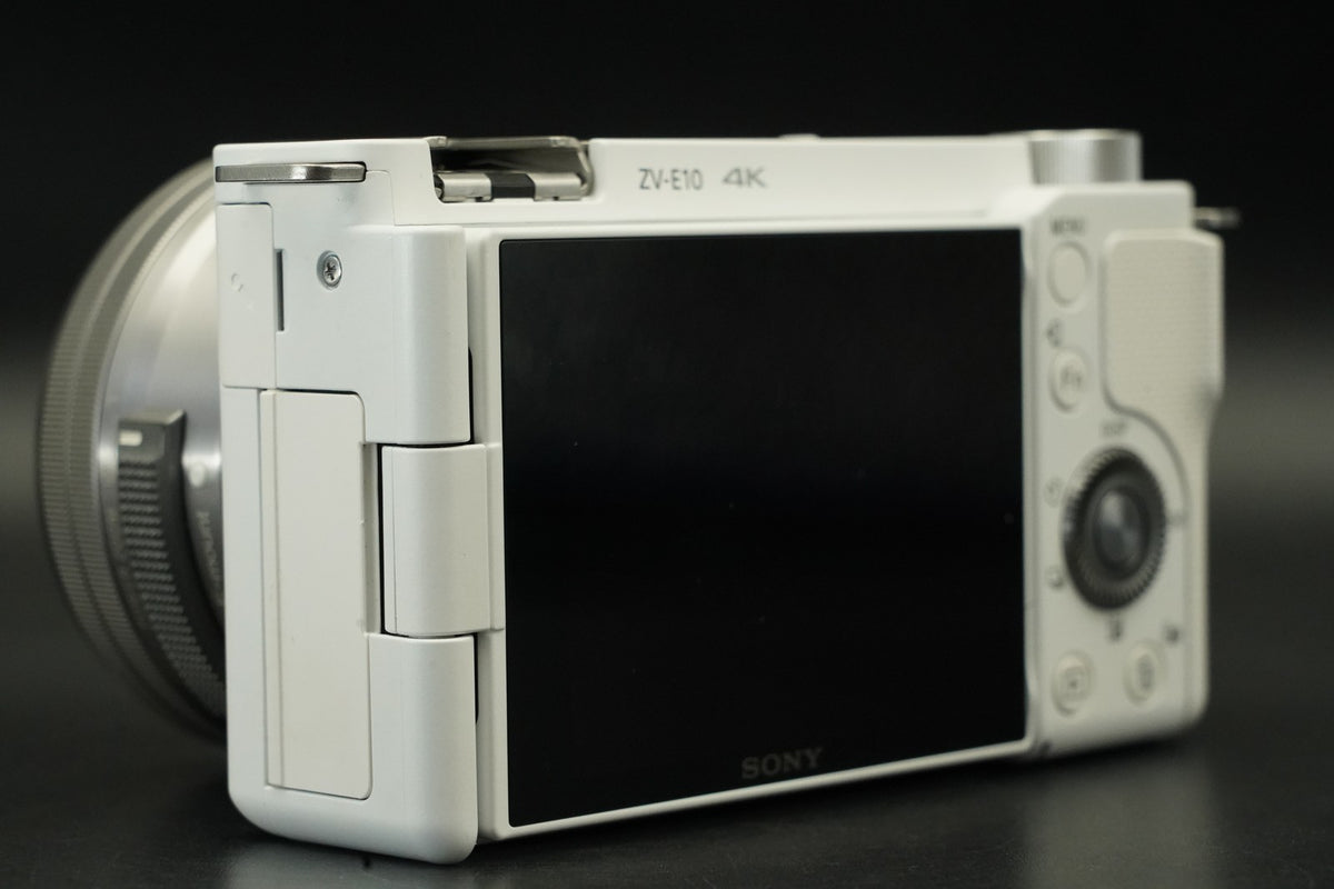 Sony Alpha ZV-E10 with Lens Mirrorless Vlog Camera White #12121