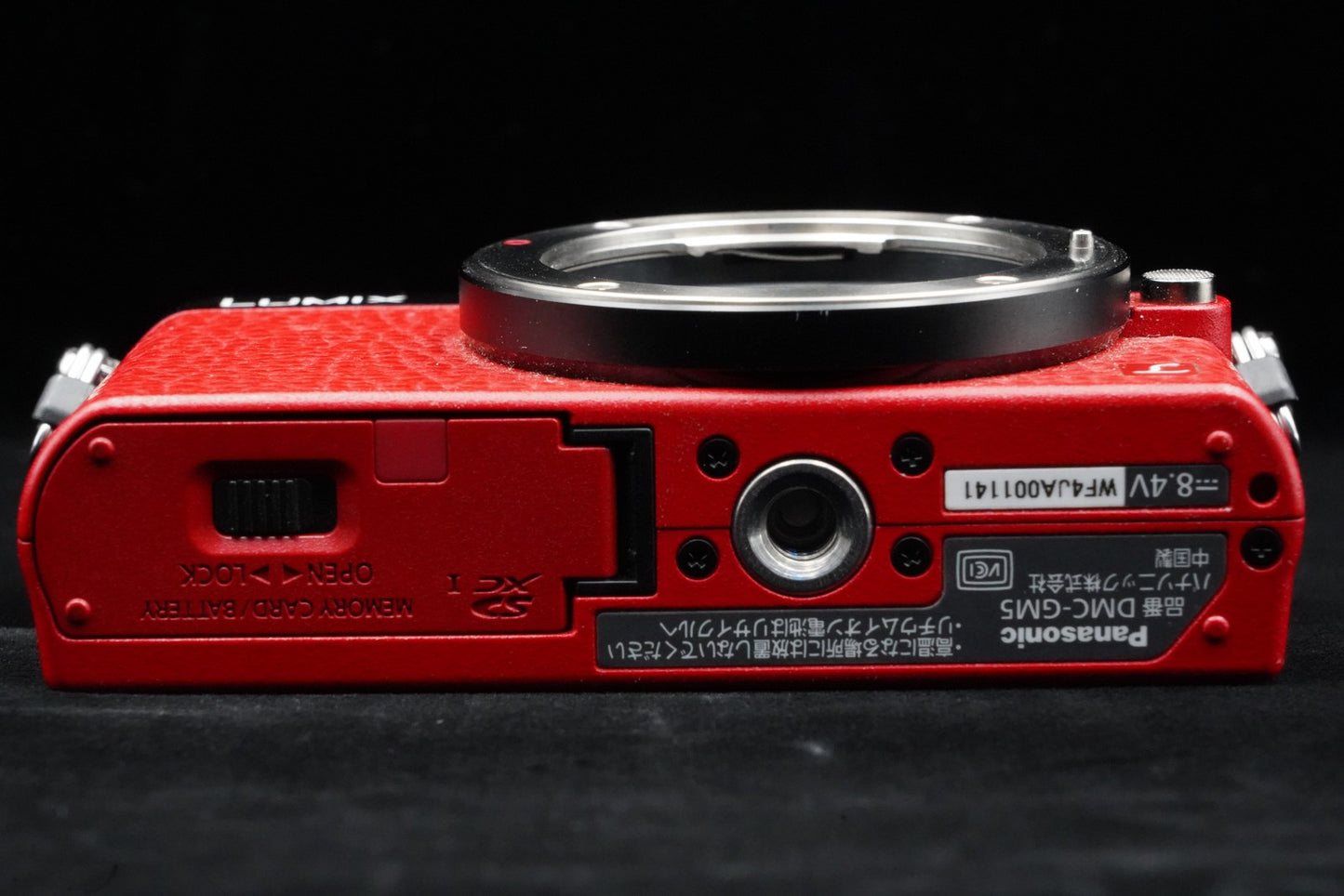 English OK ! Panasonic LUMIX DMC-GM5 16MP Red Body Only US Duty Paid 10139