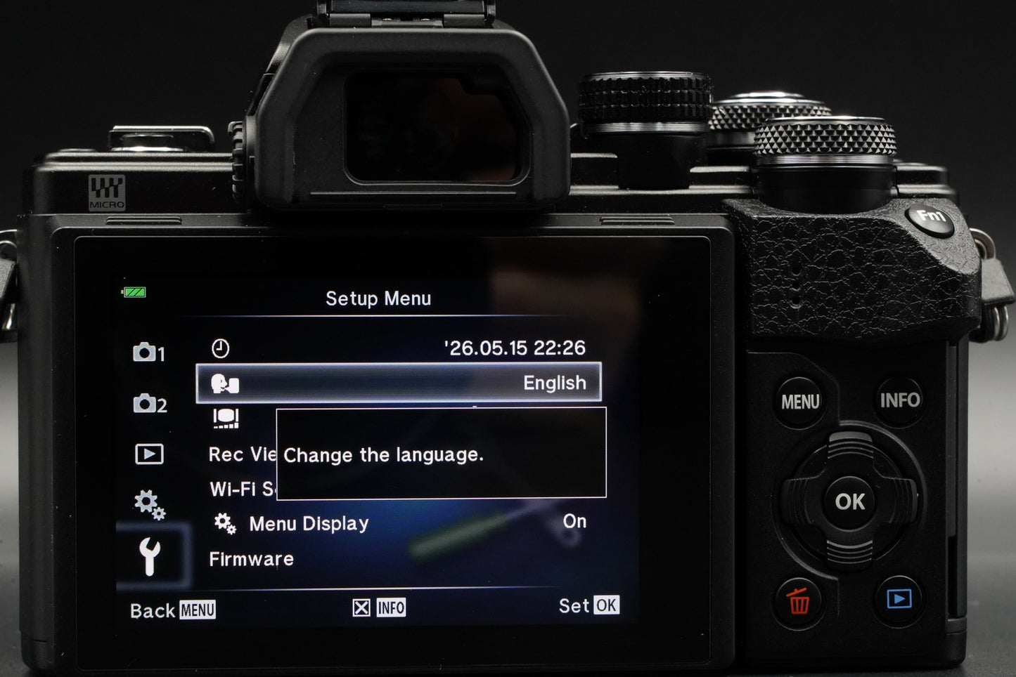 Olympus OM-D E-M10 Mark II 16.1MP Digital Camera Black US Duty Paid 10448