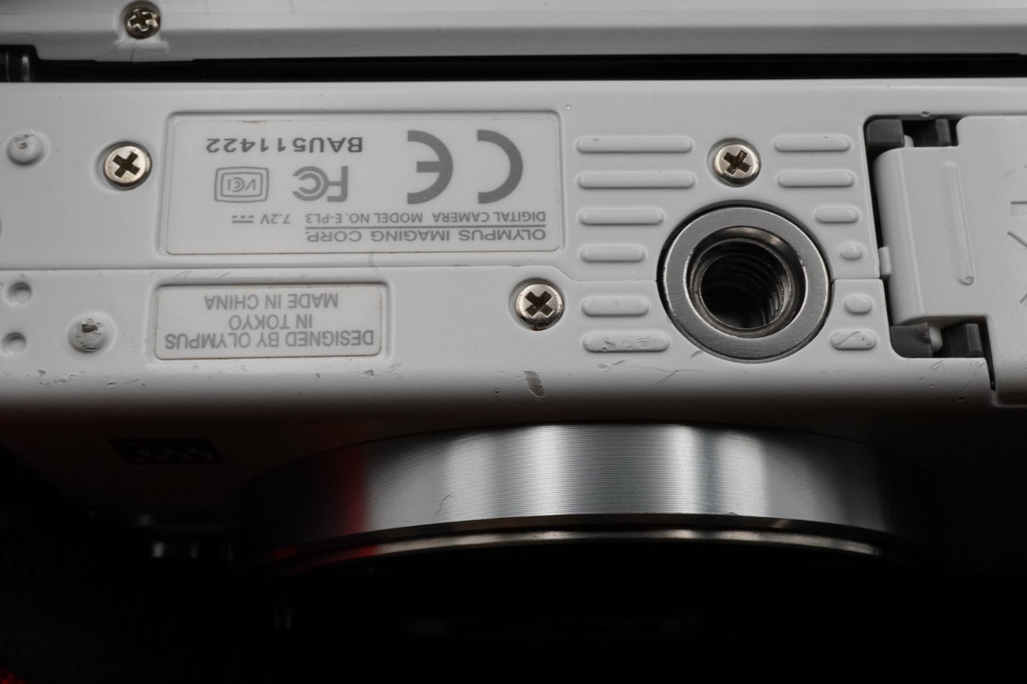 [US Duty Paid] Olympus PEN Lite E-PL3 White 12.3 MP Body Only From US🇺🇸 9449