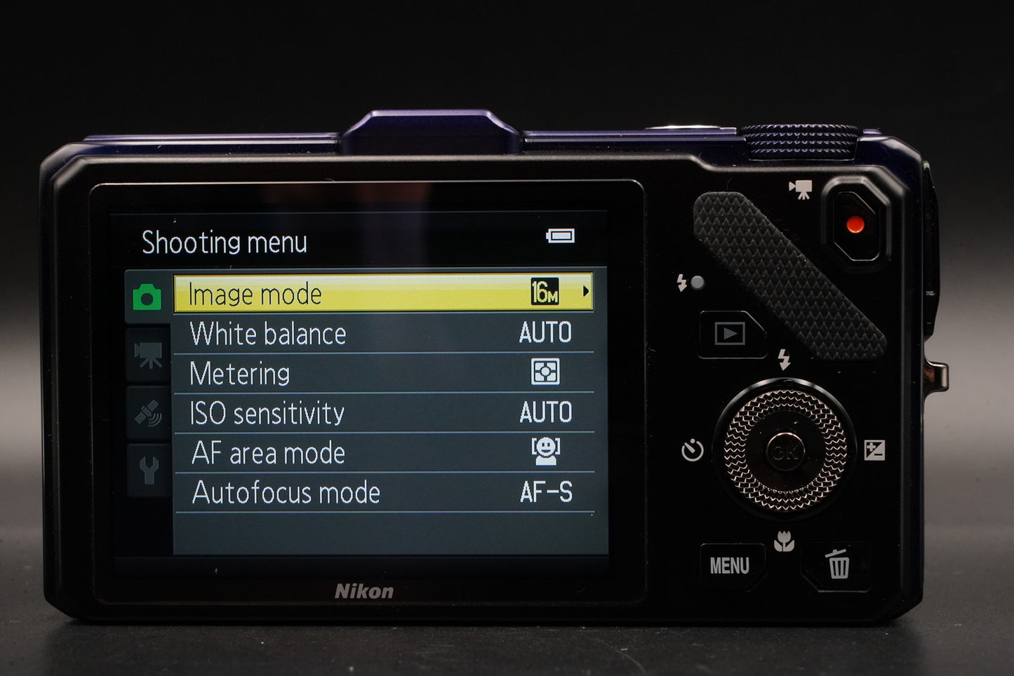 Nikon Coolpix S9300 Blue 16.0MP Digital Camera From USA US Duty Paid 10546