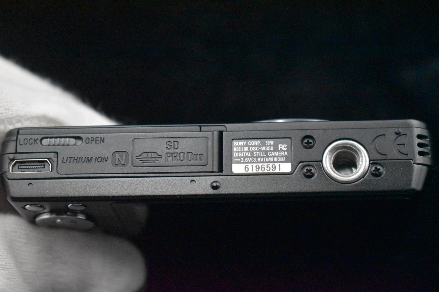 [US Duty Paid] SONY Cyber-Shot DSC-W350 Digital Camera 4x Optical Zoom Black 866