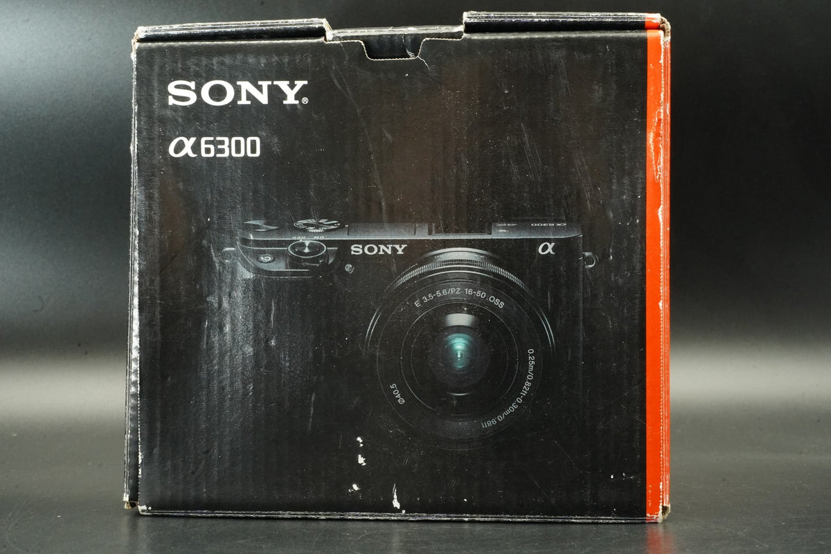 Sony a6300 + 16-50mm PZ Lens Mirrorless Digital Camera Black -8600 cuts- #12358