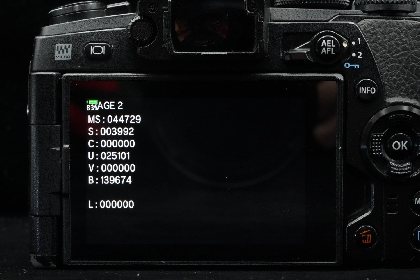 Olympus OM-D E-M1 Mark II Digital Camera Black Body JAPAN US Duty Paid 9458