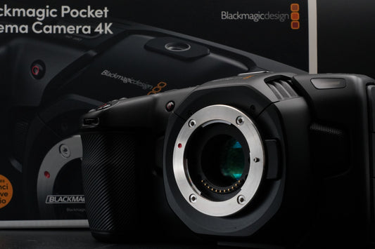 Blackmagic Design Pocket Cinema Camera 4K Camcorder BMPCC (M4/3 Mount) #11011