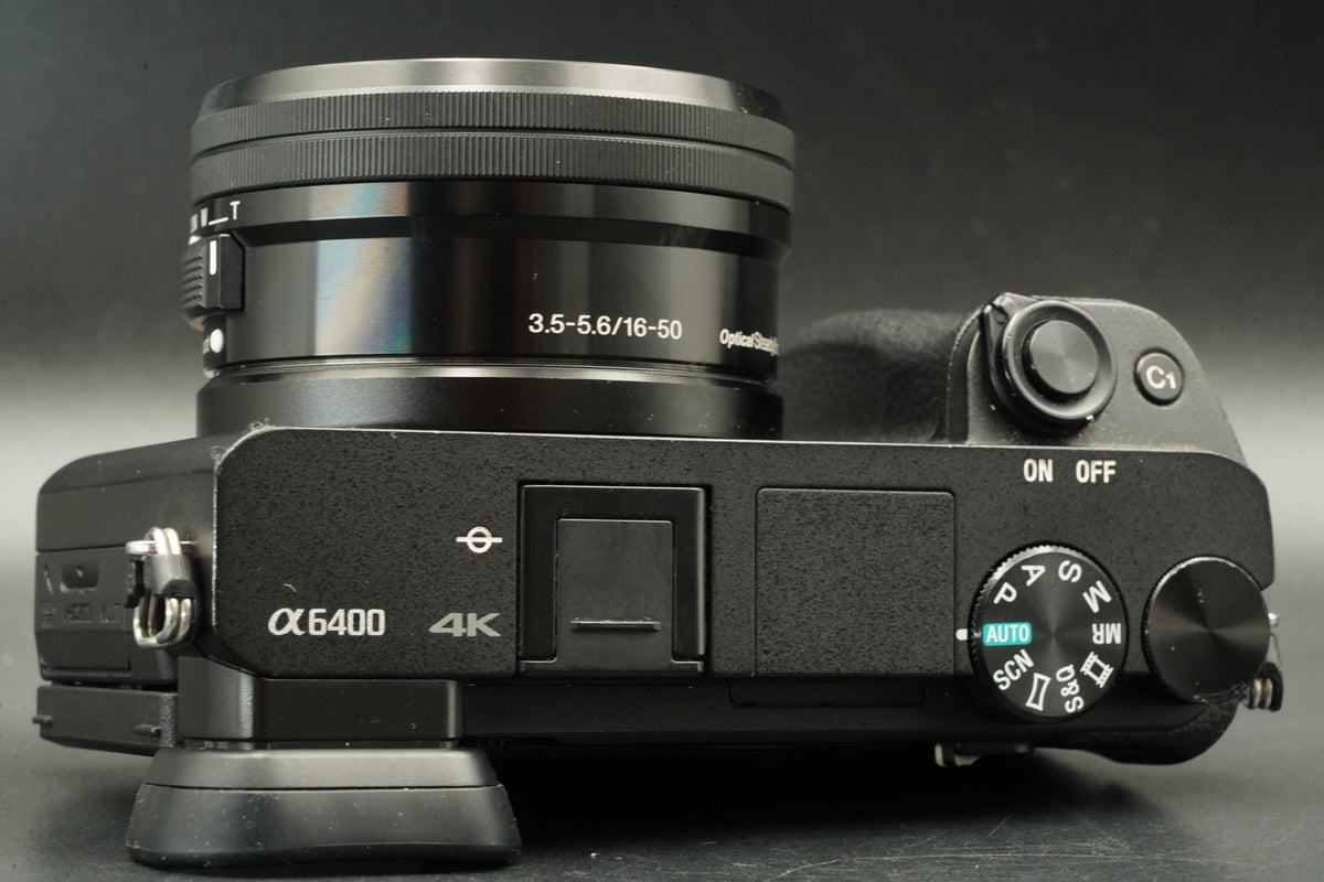 Sony A6400 Mirrorless Digital Camera with 2 Lenses Black -4741 cuts- #12194