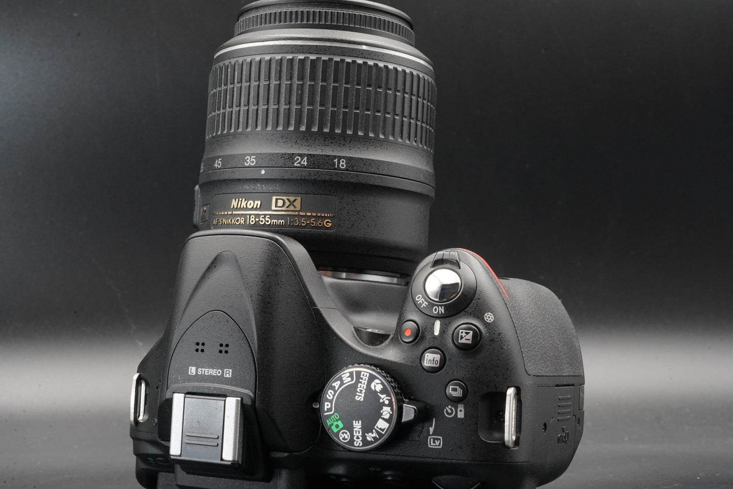 Only 2% cuts!! Nikon D5200 DSLR Camera Body with Lens Black 11344