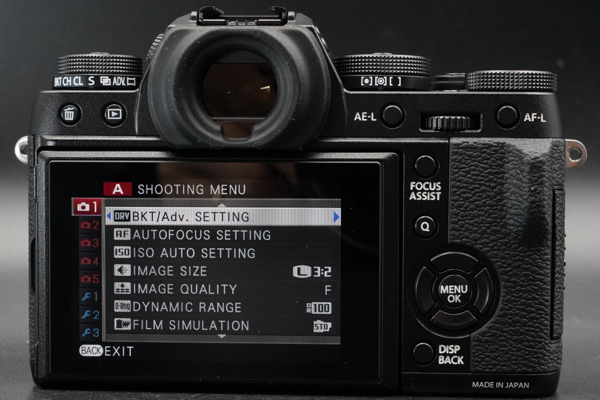 Fujifilm X-T1 Mirrorless Digital Camera 16.3MP Black -32 cuts- US STOCK #11240