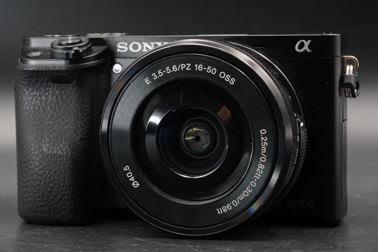 Sony alpha a6000 Digital Mirrorless Camera with Lens Black -35054 cuts- #11204