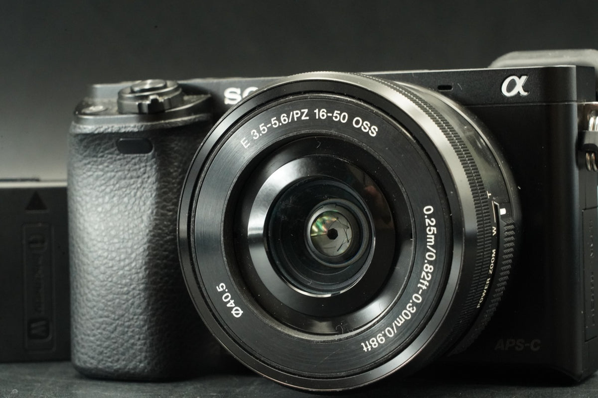 Sony a6000 Digital Mirrorless Camera Black w/ 16-50mm Lens -3049 cut- #12531
