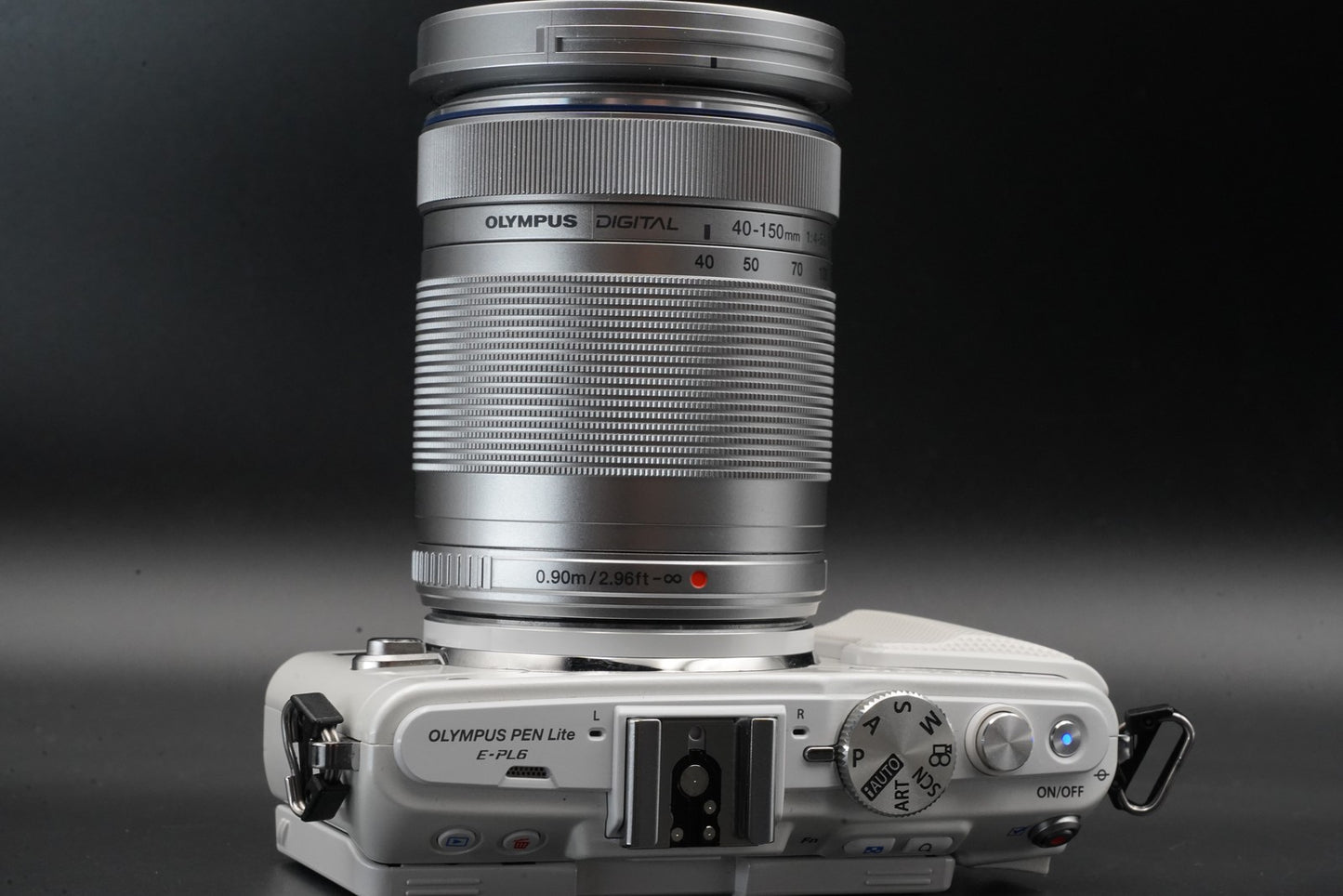 Olympus Pen Lite E-PL6 16.0MP Body White with Lens US Duty Paid 11346