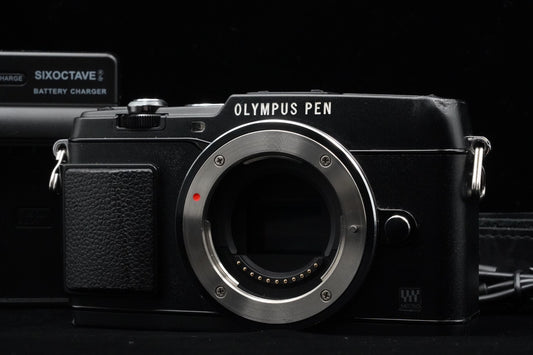 Olympus PEN E-P5 Black Body Wifi Digital Camera US Duty Paid 9838