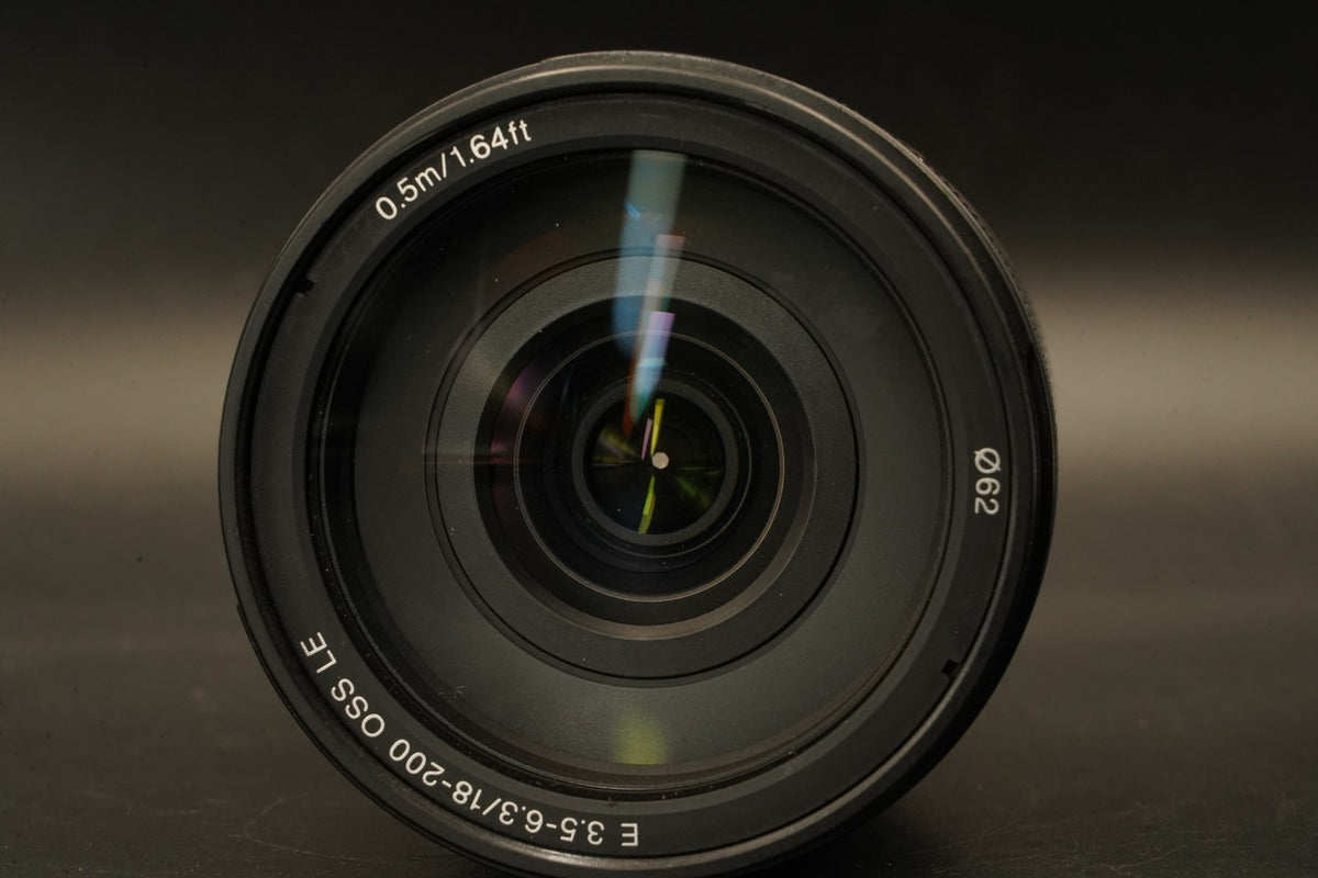 Sony E 18-200mm f/3.5-6.3 OSS LE Black Lens sony E Mount SEL18200LE #11323