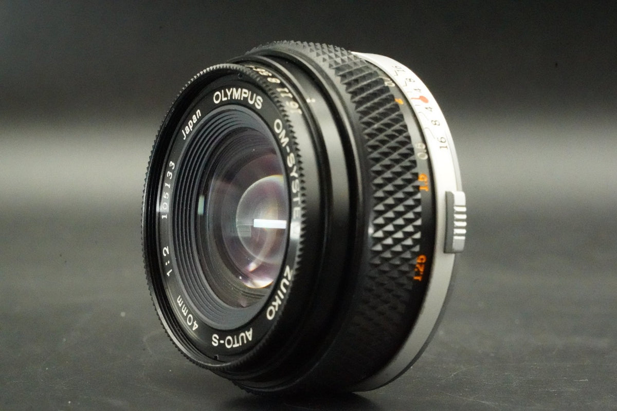 Olympus OM Zuiko Auto-S 40mm f/2 Pancake lens #12755
