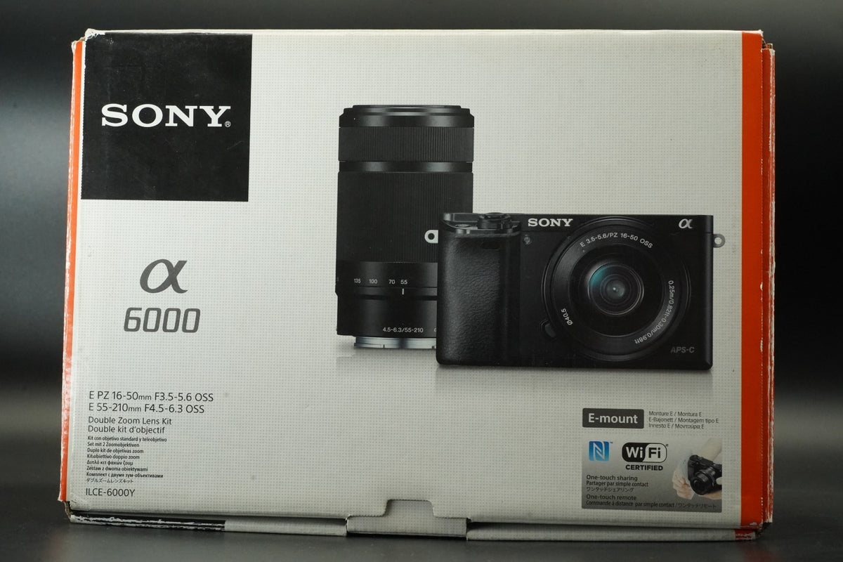 Sony a6000 Digital Mirrorless Camera Silver 2 Lenses! [] US STOCK #11712