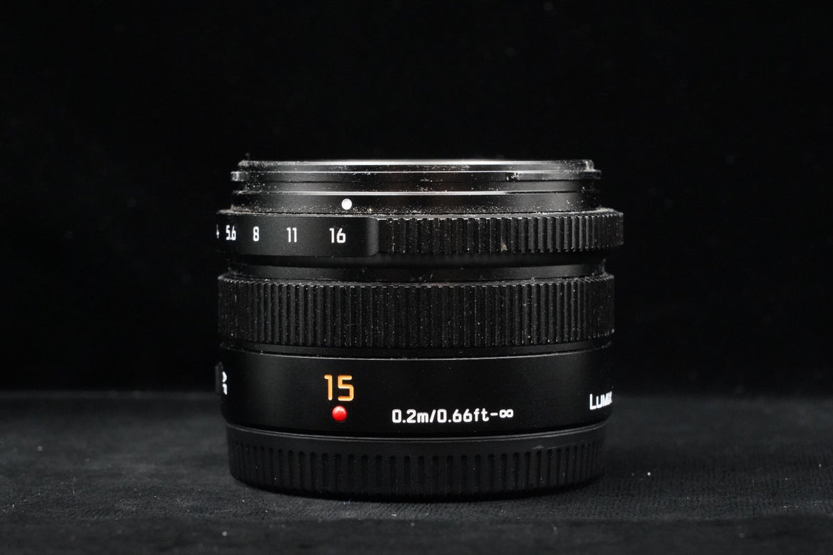 Panasonic LEICA DG SUMMILUX 15mm F/1.7 ASPH. H-X015 Black [] US STOCK #9804