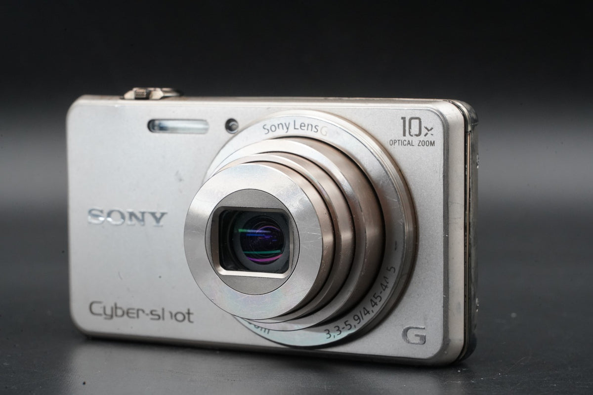 Sony Cyber-Shot DSC-WX220 Silver 18.2 MP Digital Camera English OK #11400