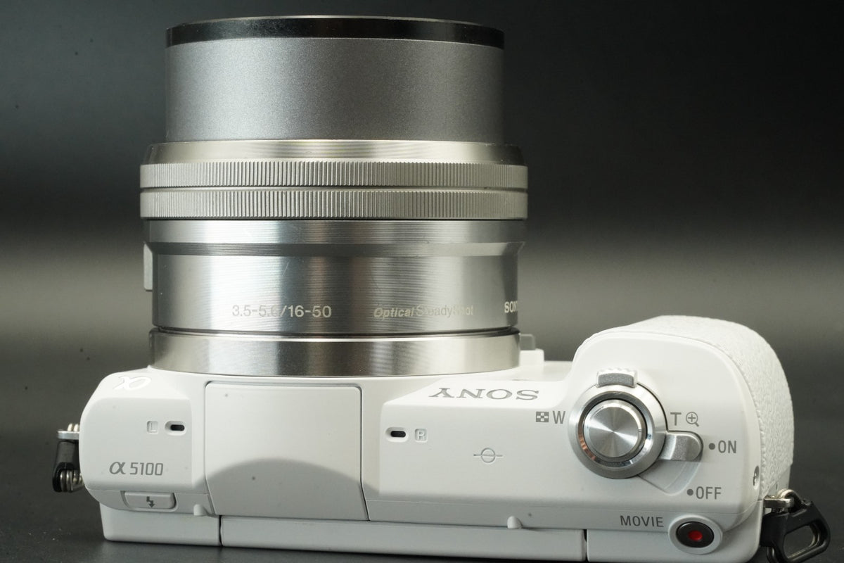 Sony Alpha a5100 Mirrorless Digital Camera White -1867 cuts- #11714