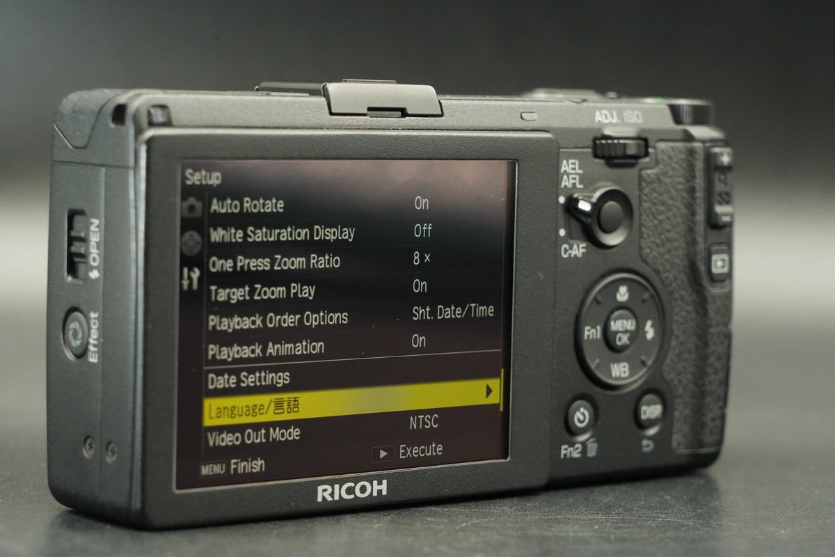 RICOH GR 16.2MP Digital Compact Camera Black JAPAN #12167