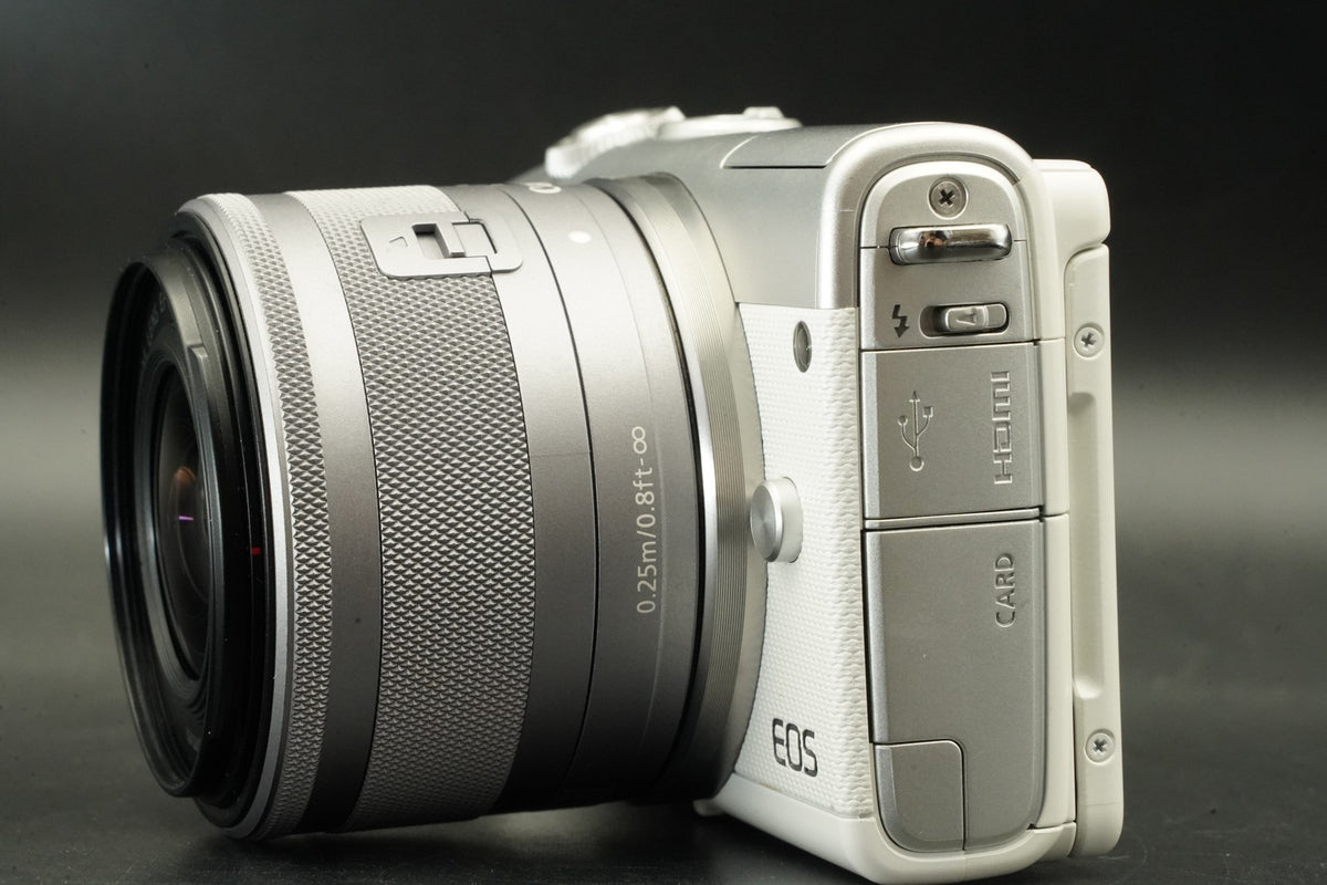Canon EOS M100 Digital Camera 15-45mm White EF-M Mount #11963