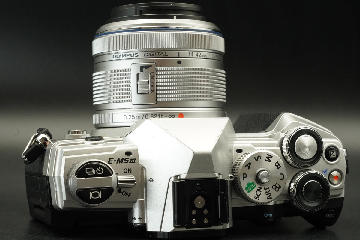 Olympus OM-D E-M5 Mark III w/ 14-42mm Lens Digital Camera -6868 cut- #12380
