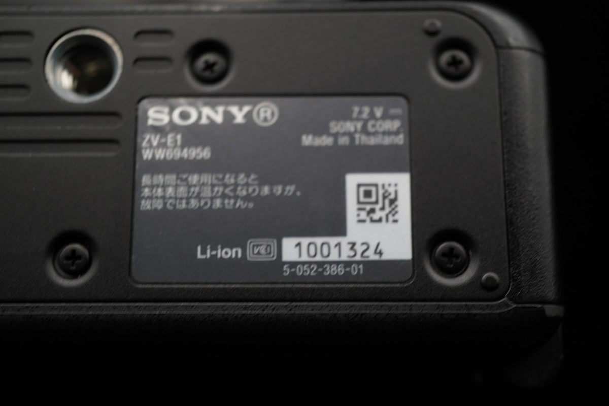 Sony Alpha ZV-E1 4K UHD Mirrorless Camera English OK US STOCK #9937