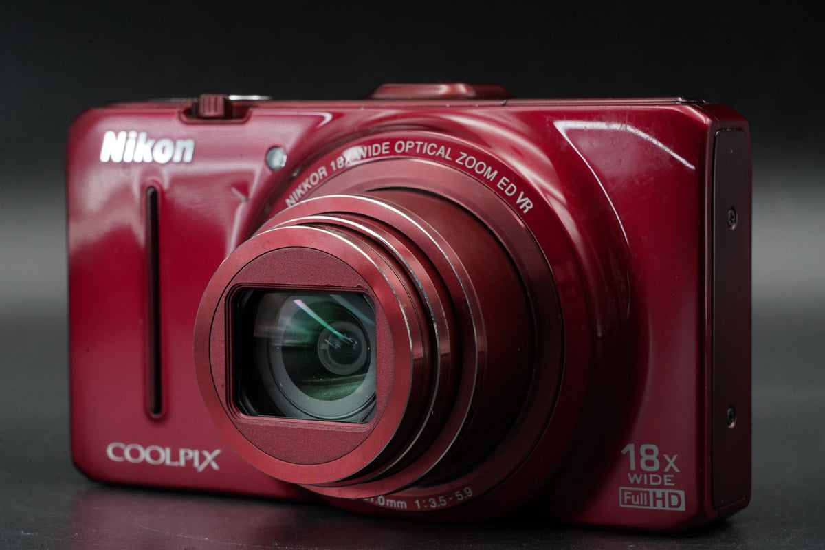 Nikon Coolpix S9300 Red 16.0MP Digital Camera US STOCK #11179