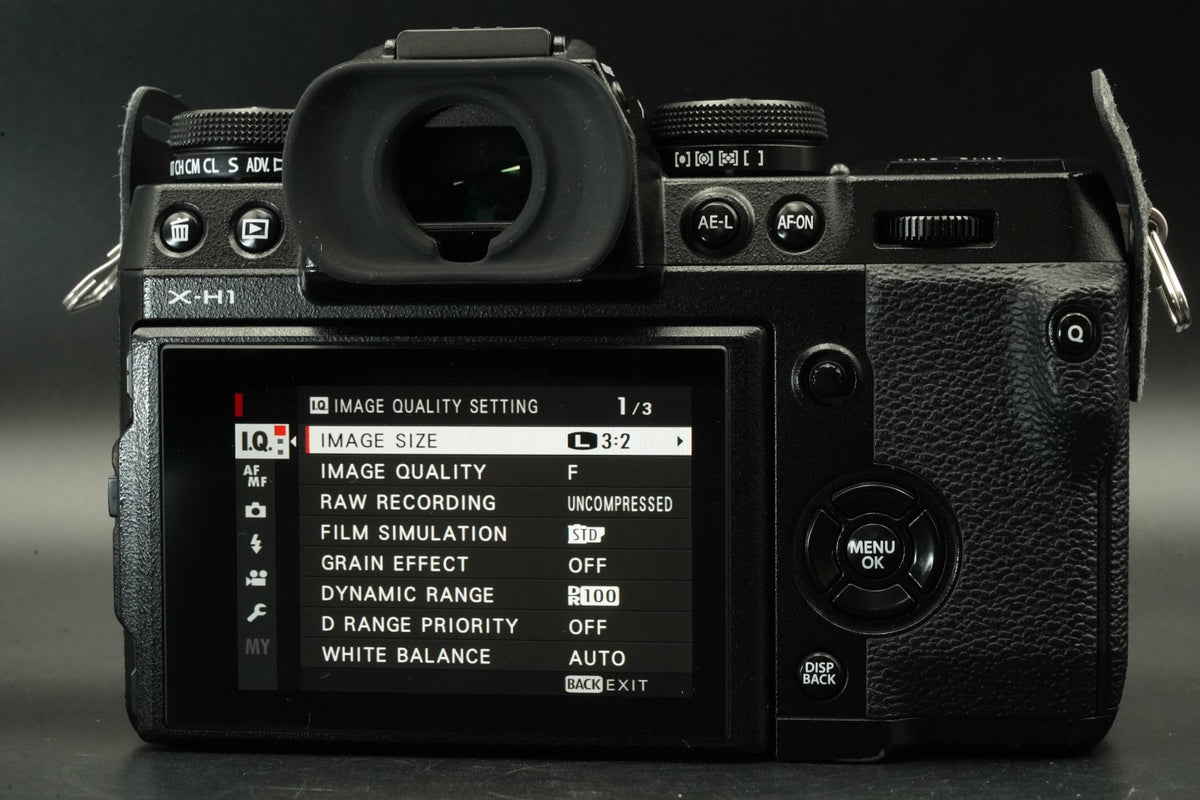 Fujifilm X-H1 24.3 MP Mirrorless Camera Black -32480 cuts- #11836