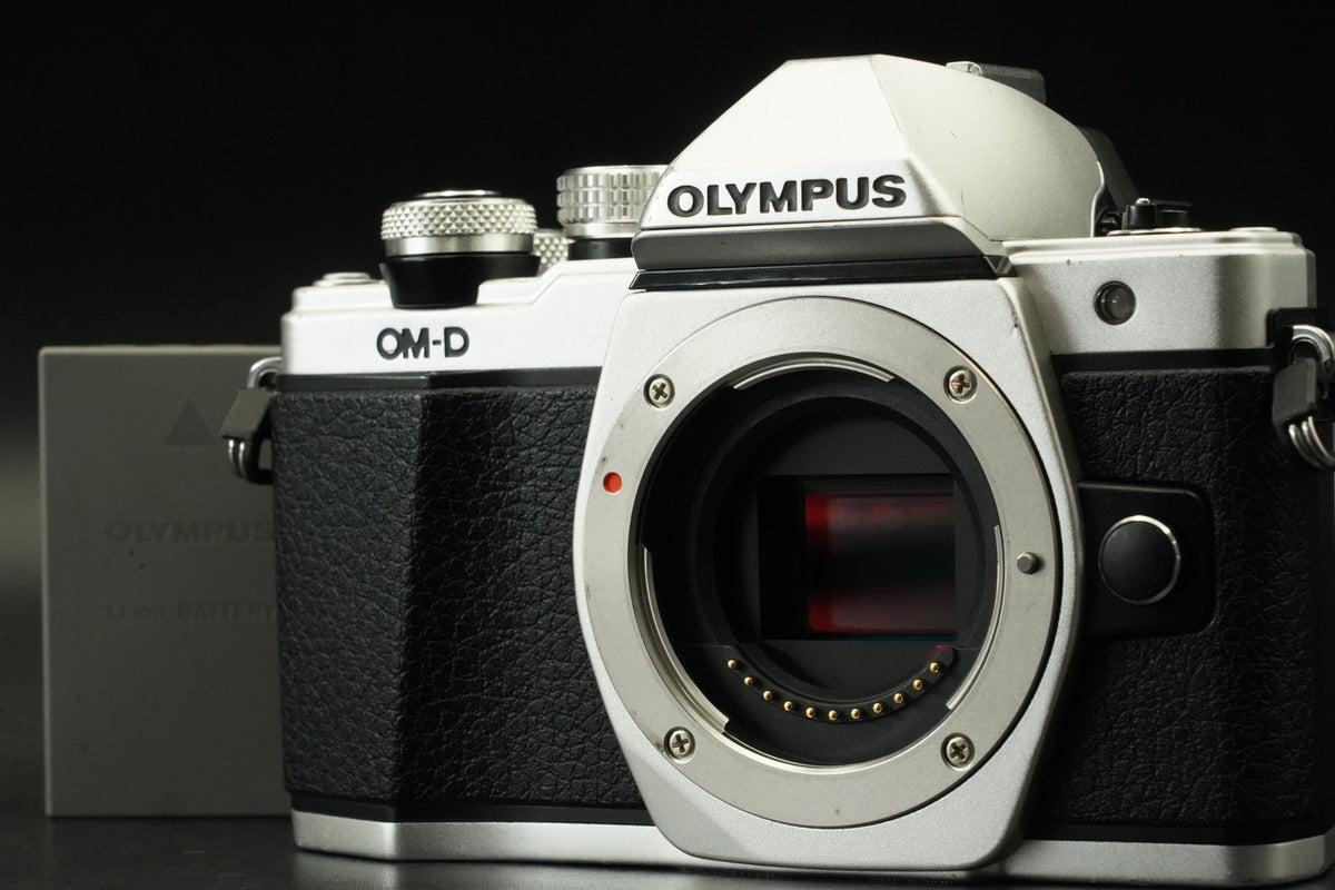 Olympus OM-D E-M10 Mark II Silver Mirrorless Digital Camera-11456 cut- #12485