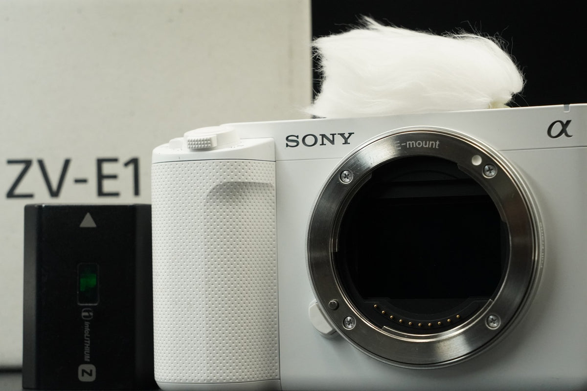 Sony Alpha ZV-E1 4K UHD Mirrorless Camera English White US STOCK #11520