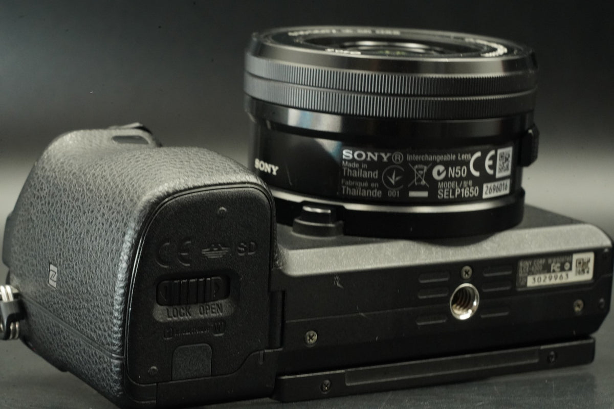 Sony a6300 + 16-50mm PZ Lens Mirrorless Digital Camera Black -8600 cuts- #12358