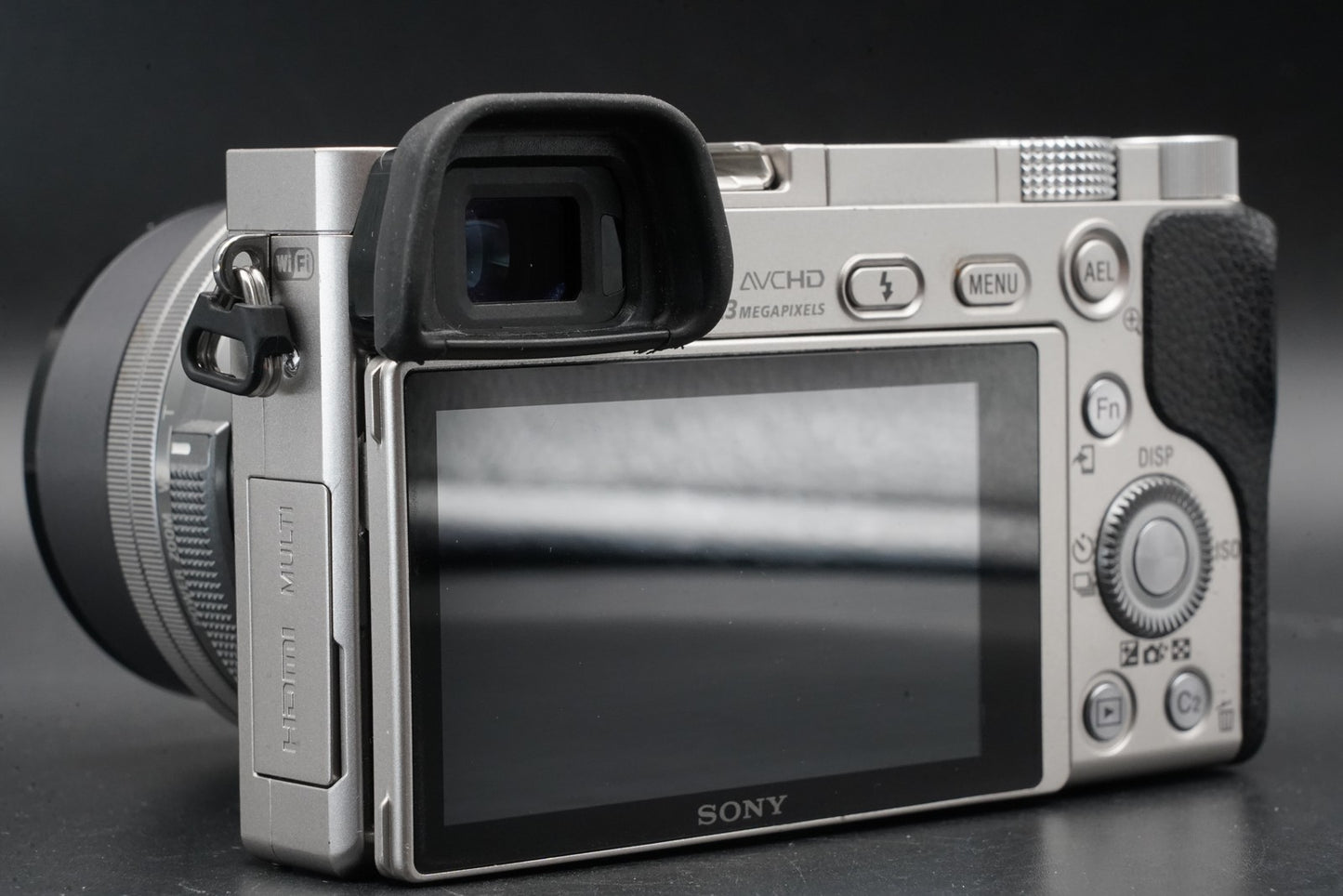 2374 cuts! Sony a6000 Digital Mirrorless Camera Silver w/ 16-50 + 55-210mm 11485