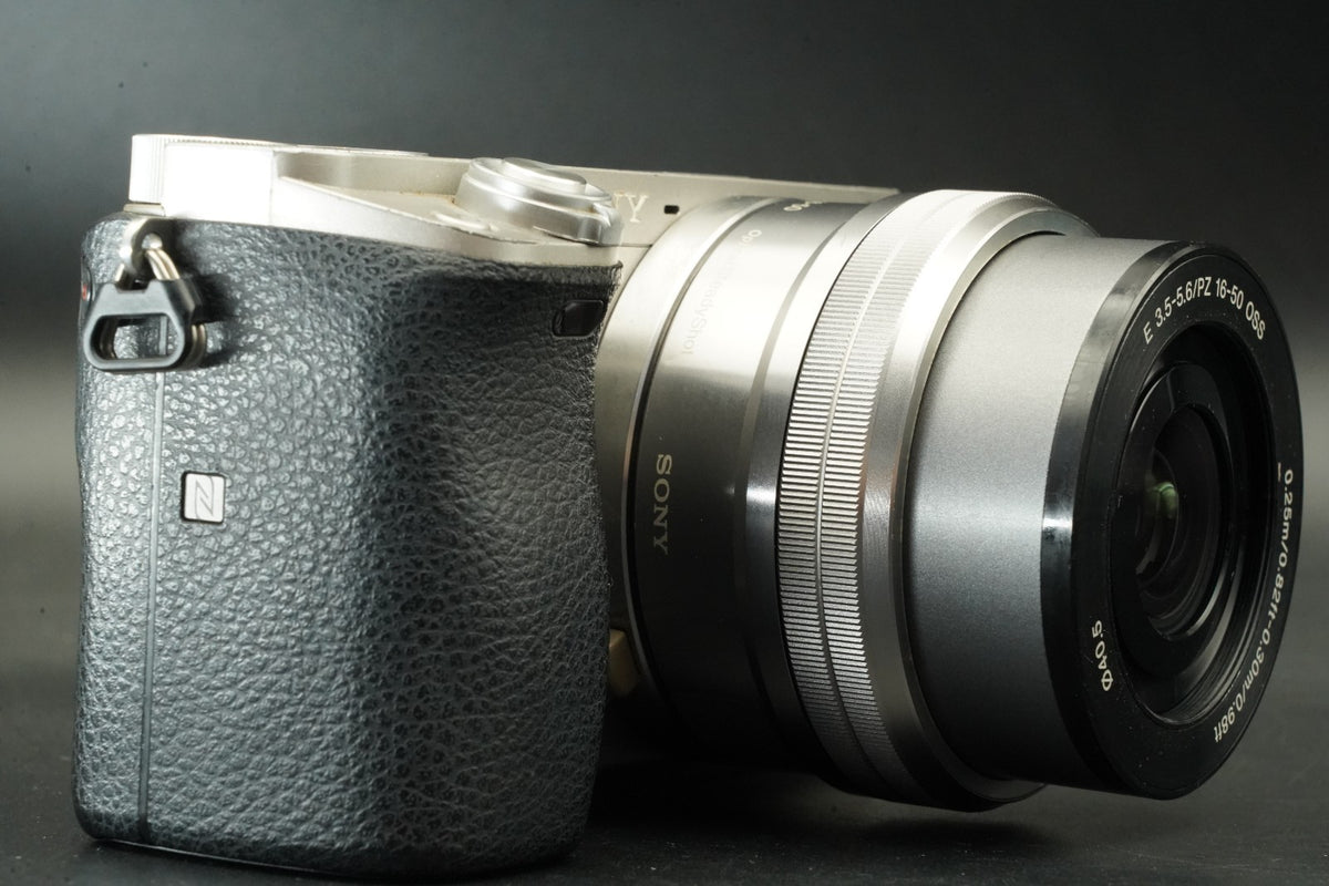 Sony a6000 Digital Mirrorless Camera Silver 2 Lenses! [] US STOCK #11712