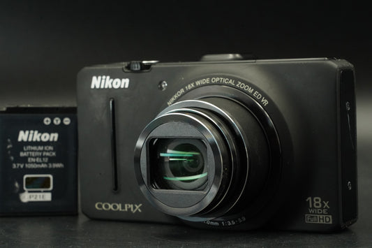 Nikon Coolpix S9300 Black 16.0MP Digital Camera US STOCK #12023