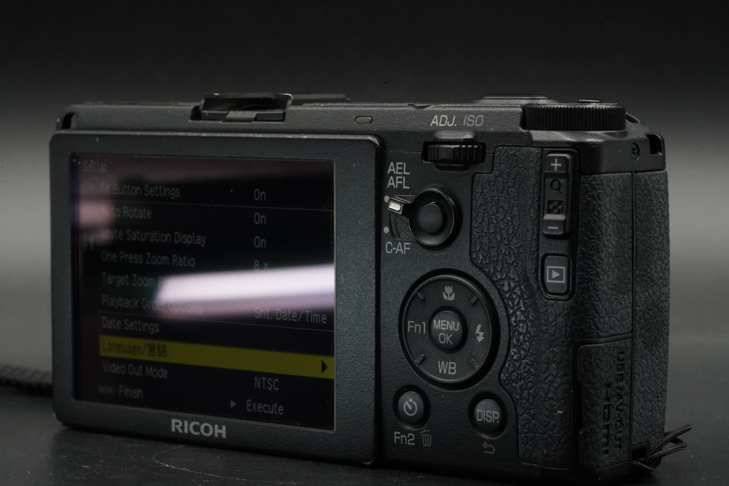 RICOH GR 16.2MP Digital Compact Camera Black JAPAN US Duty Paid 10832